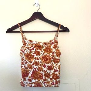 Ghanda cropped floral cami